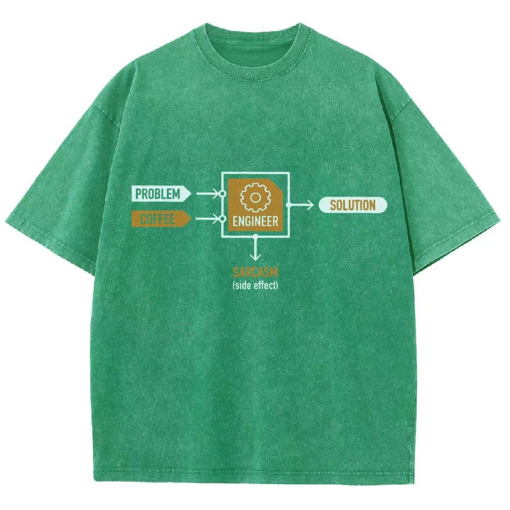 Funny ENGINEER Vintage Distressed T-shirt