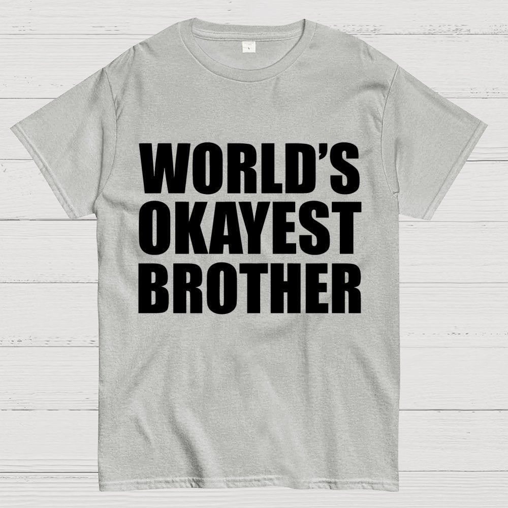 World's Okayest Brother Geek T-Shirt