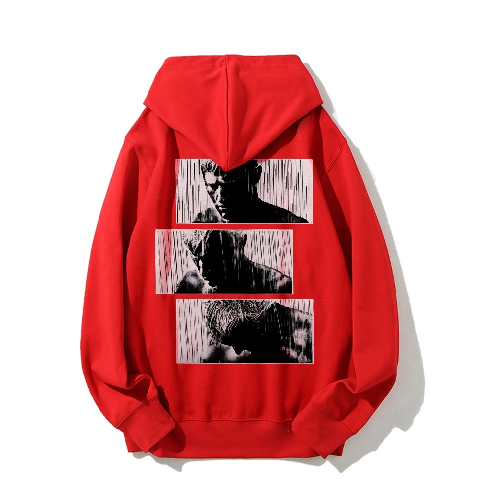 Tears In Rain Printed Back Unisex Cotton Hoodie