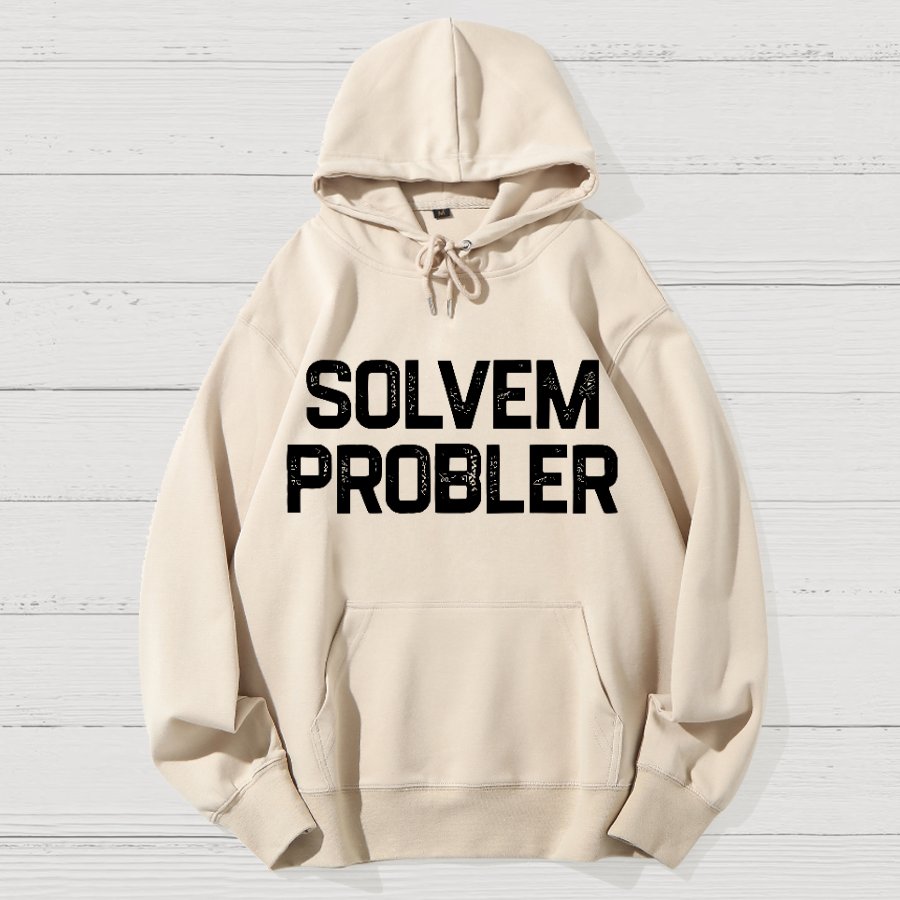 Problem Solved Geek Cotton Hoodie