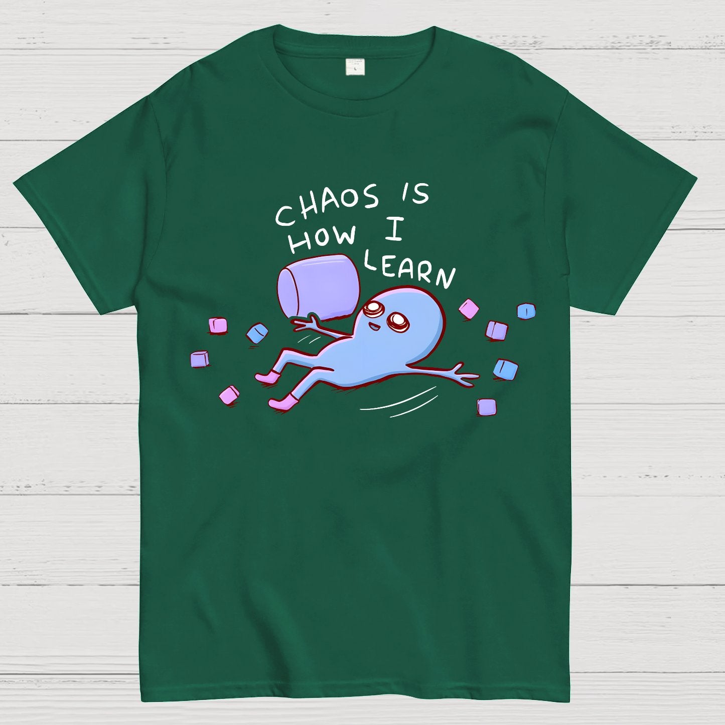 Strange Planet Chaos Is How I Learn Geek T-Shirt