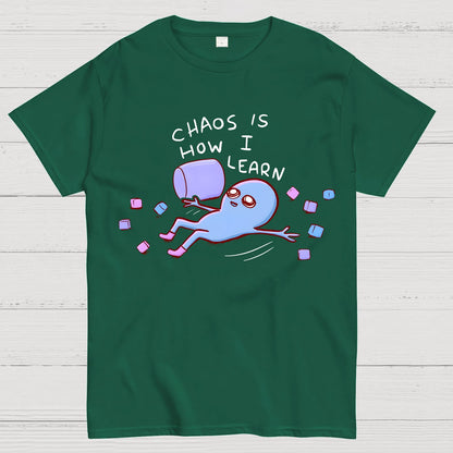 Strange Planet Chaos Is How I Learn Geek T-Shirt