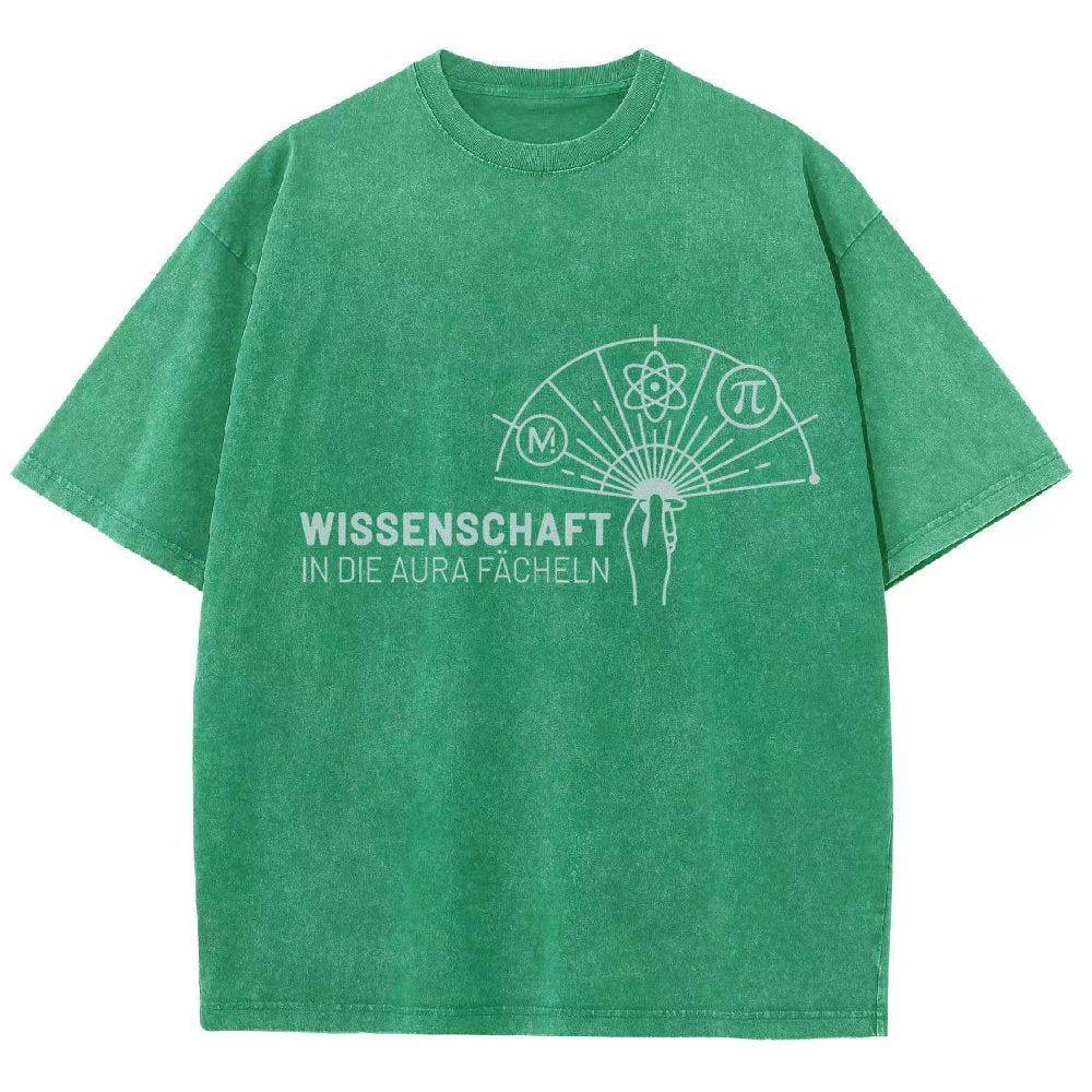 Wissenschaft in die Aura fächeln Vintage Distressed T-shirt