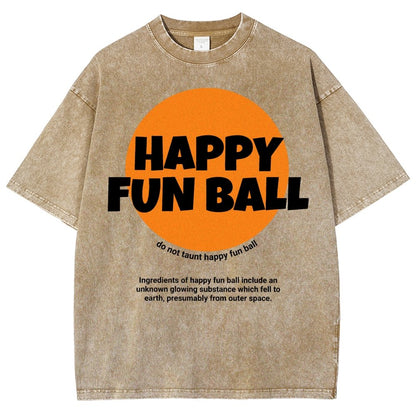 Happy Fun Ball Vintage Distressed T-shirt