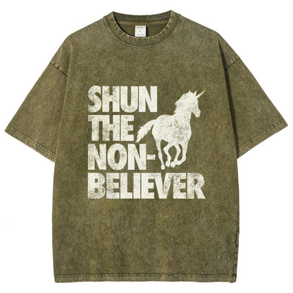 Shun the Non-Believer! Vintage Distressed T-shirt