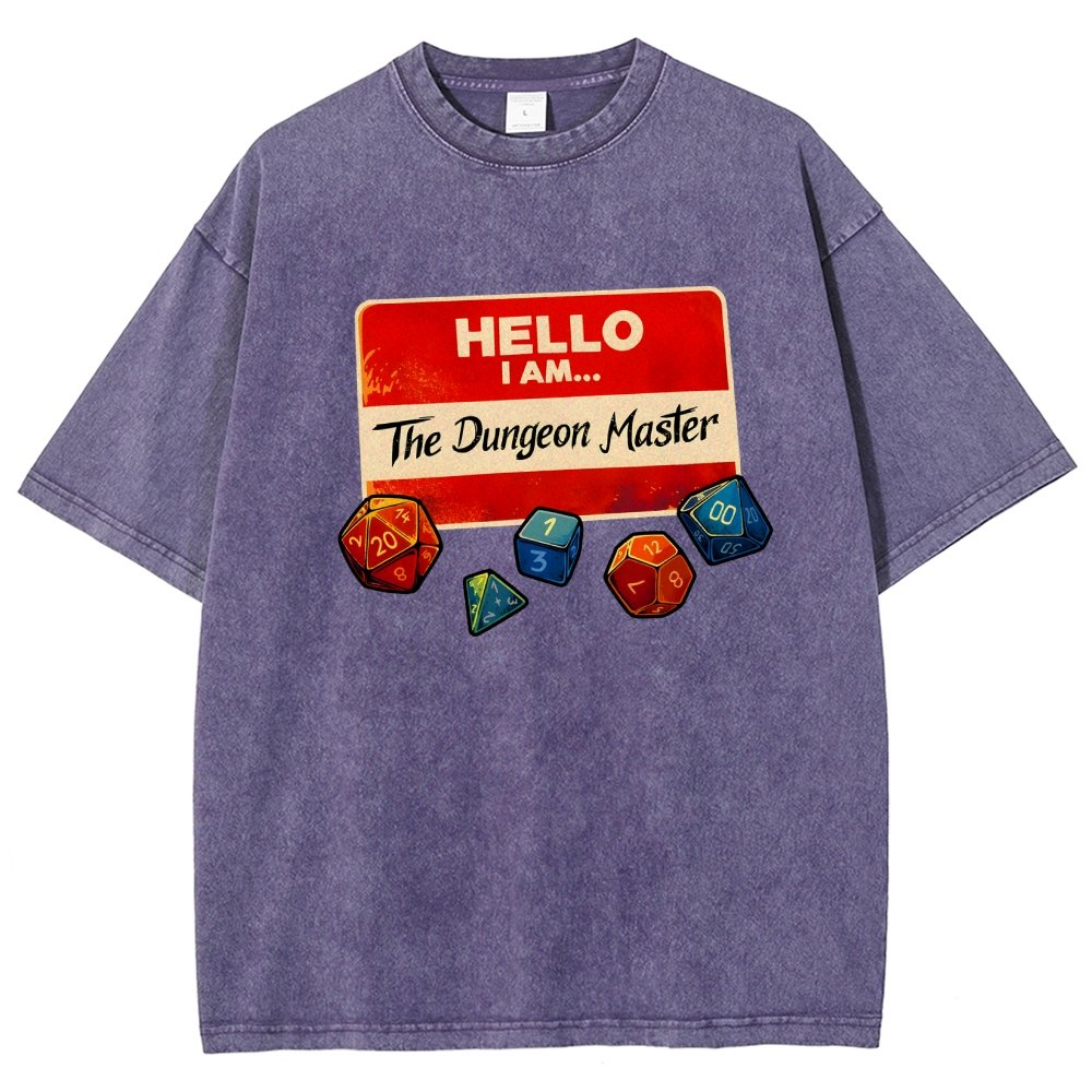 Hello I Am The Dungeon Master Vintage Distressed T-shirt