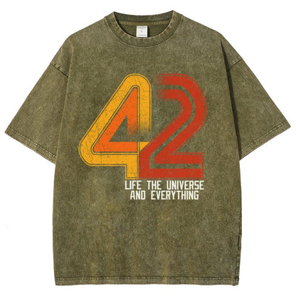 42 Ultimate Secret Vintage Distressed T-shirt