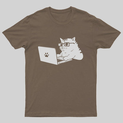 Cats & Computers Geeky T-Shirt