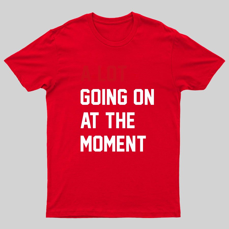 A Lot Going On at The Moment Geeky T-Shirt