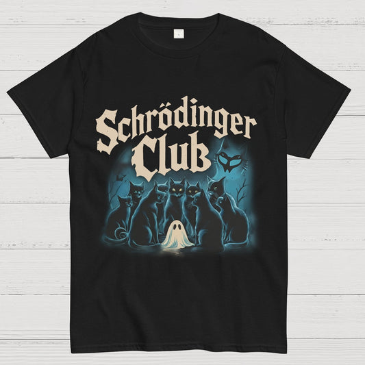 Schrödinger Cat Club Halloween Geeky T-Shirt