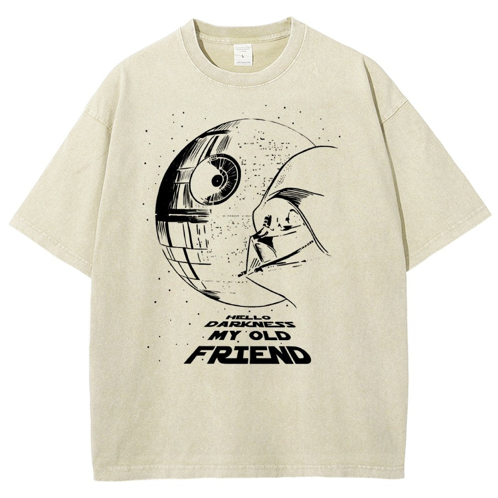 Hello Darkness My Old Friend Vintage Distressed T-shirt