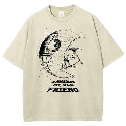 Hello Darkness My Old Friend Vintage Distressed T-shirt