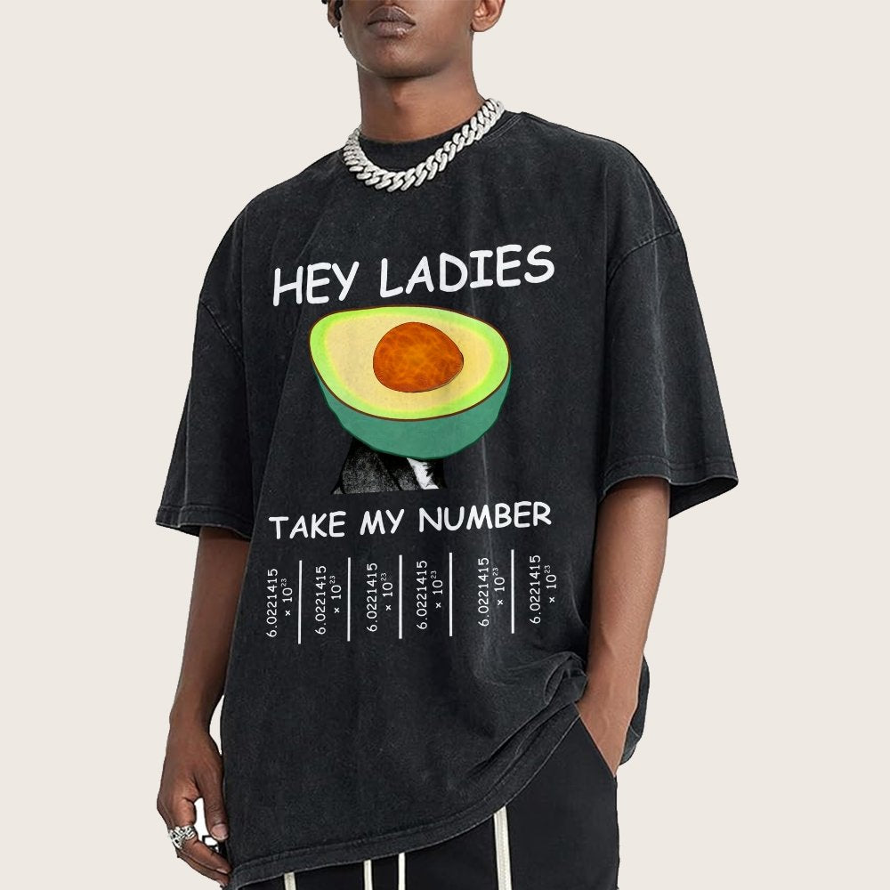 Avocadro - Funny Avogadro's Number Vintage Distressed T-shirt