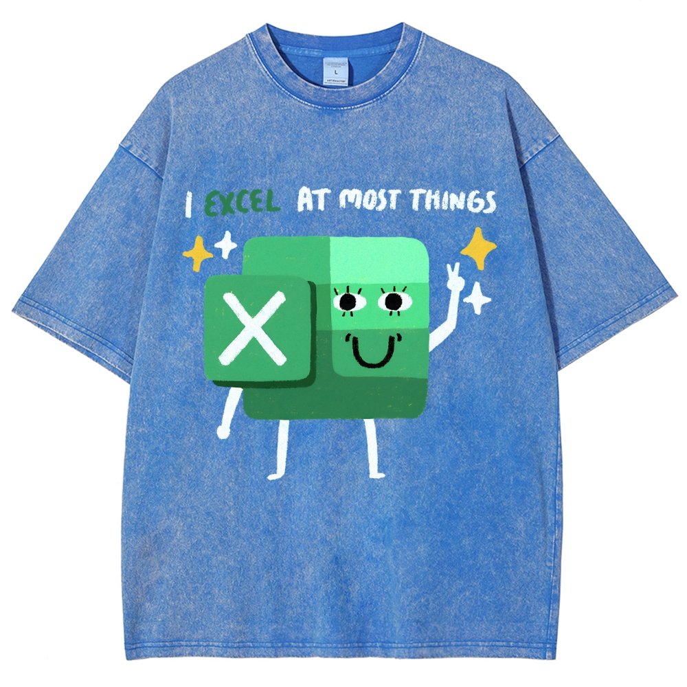 I Excel At Most Things Vintage Distressed T-shirt