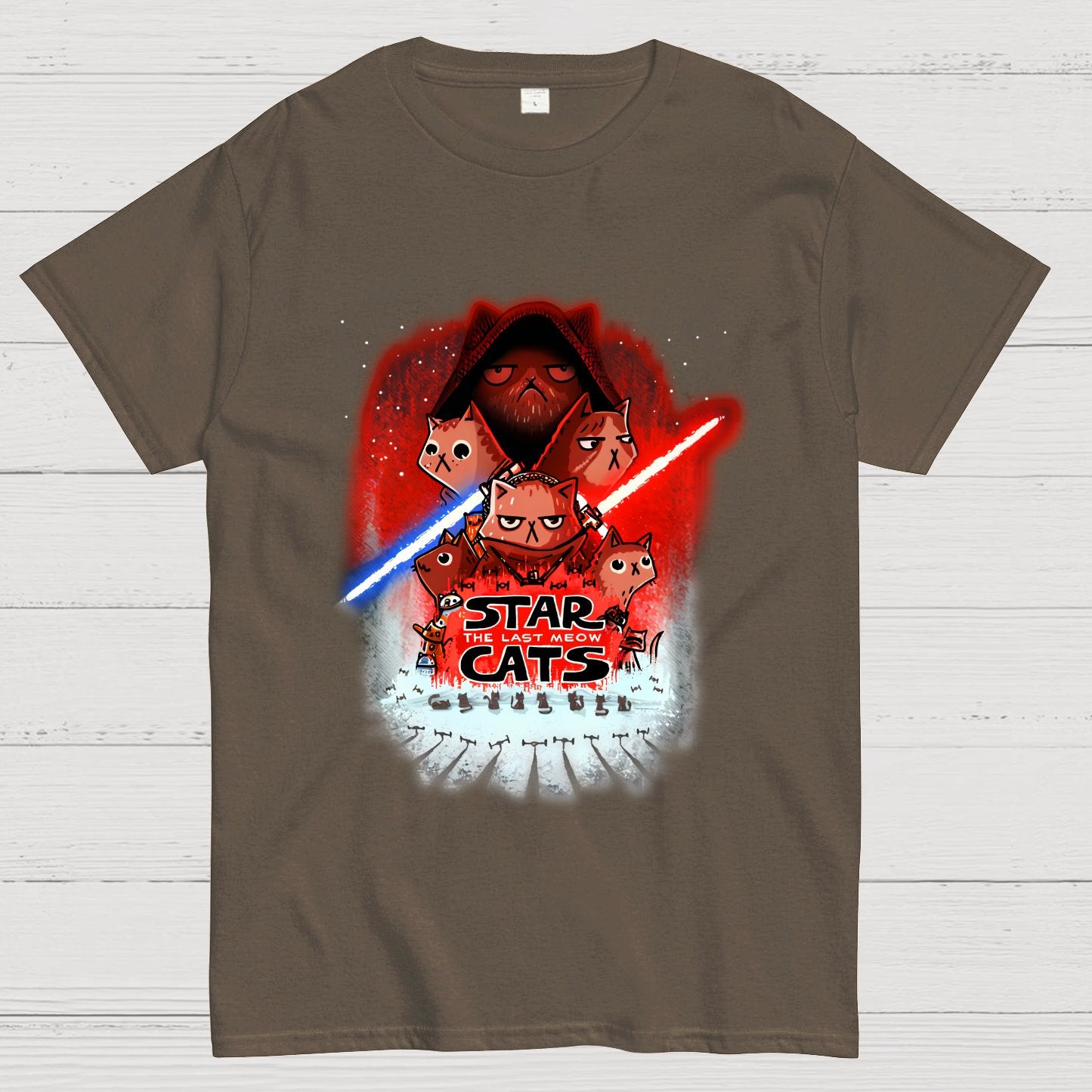 Star Cats The Last Meow Geek T-Shirt