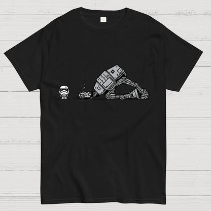 Empire Robot Dog-Planet Battles Geek T-Shirt