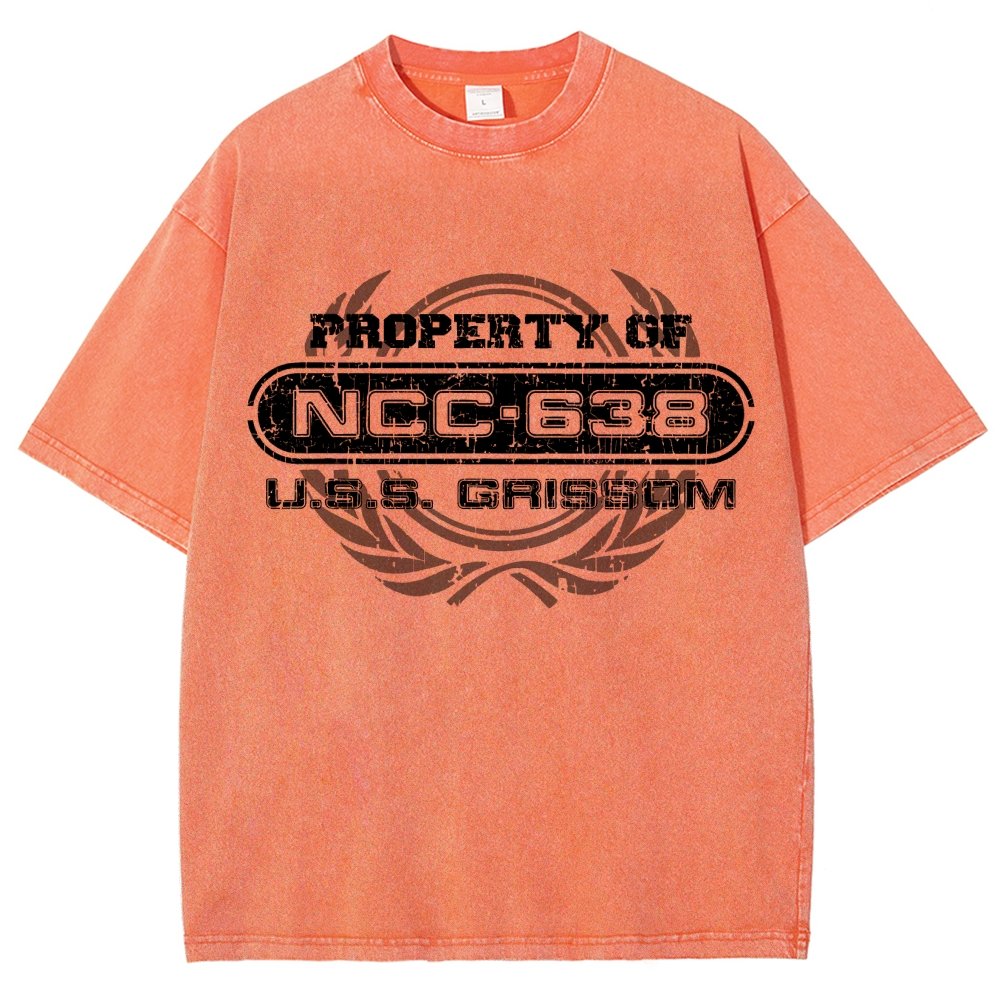 Vintage Property of ABC123 Vintage Distressed T-shirt