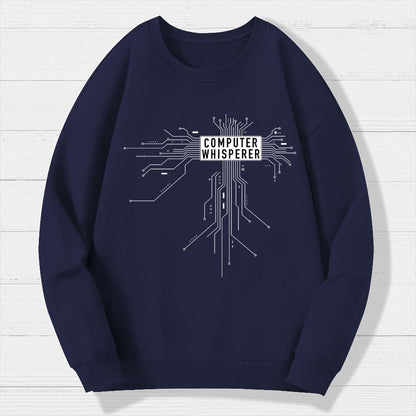 Computer Whisperer Geek Cotton Sweatshirt