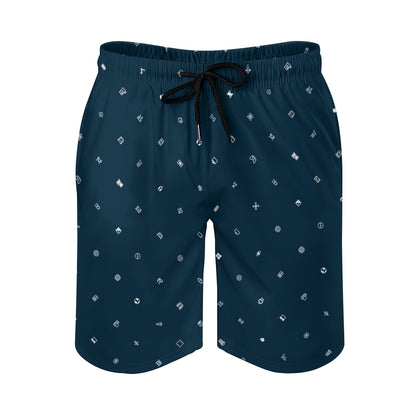 IT Icon Blue Geek Shorts