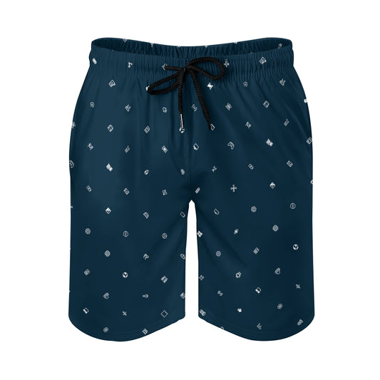 IT Icon Blue Geek Shorts