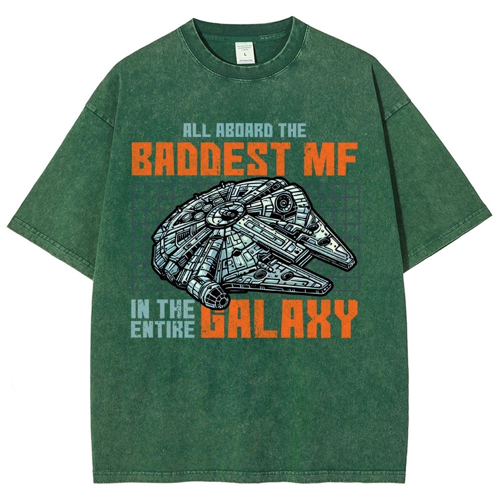 Baddest in the galaxy Vintage Distressed T-shirt
