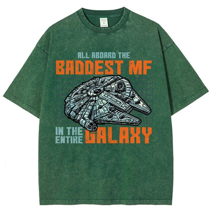 Baddest in the galaxy Vintage Distressed T-shirt