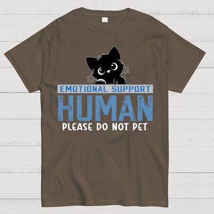 Emotional Support Human Of Cat Geek T-Shirt