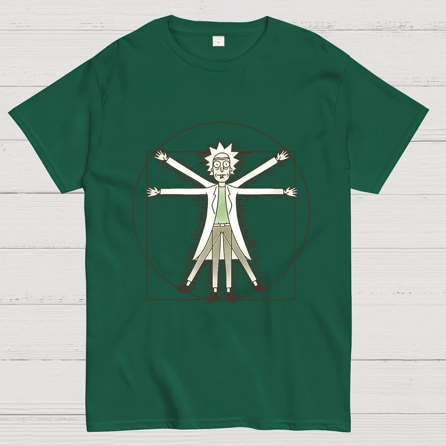 Vitruvian Man Geeky T-Shirt