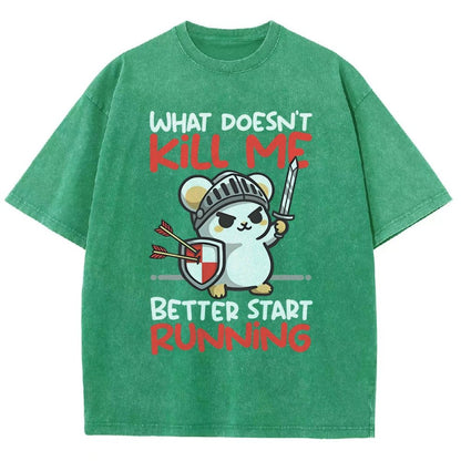 Knight mouse Vintage Distressed T-shirt