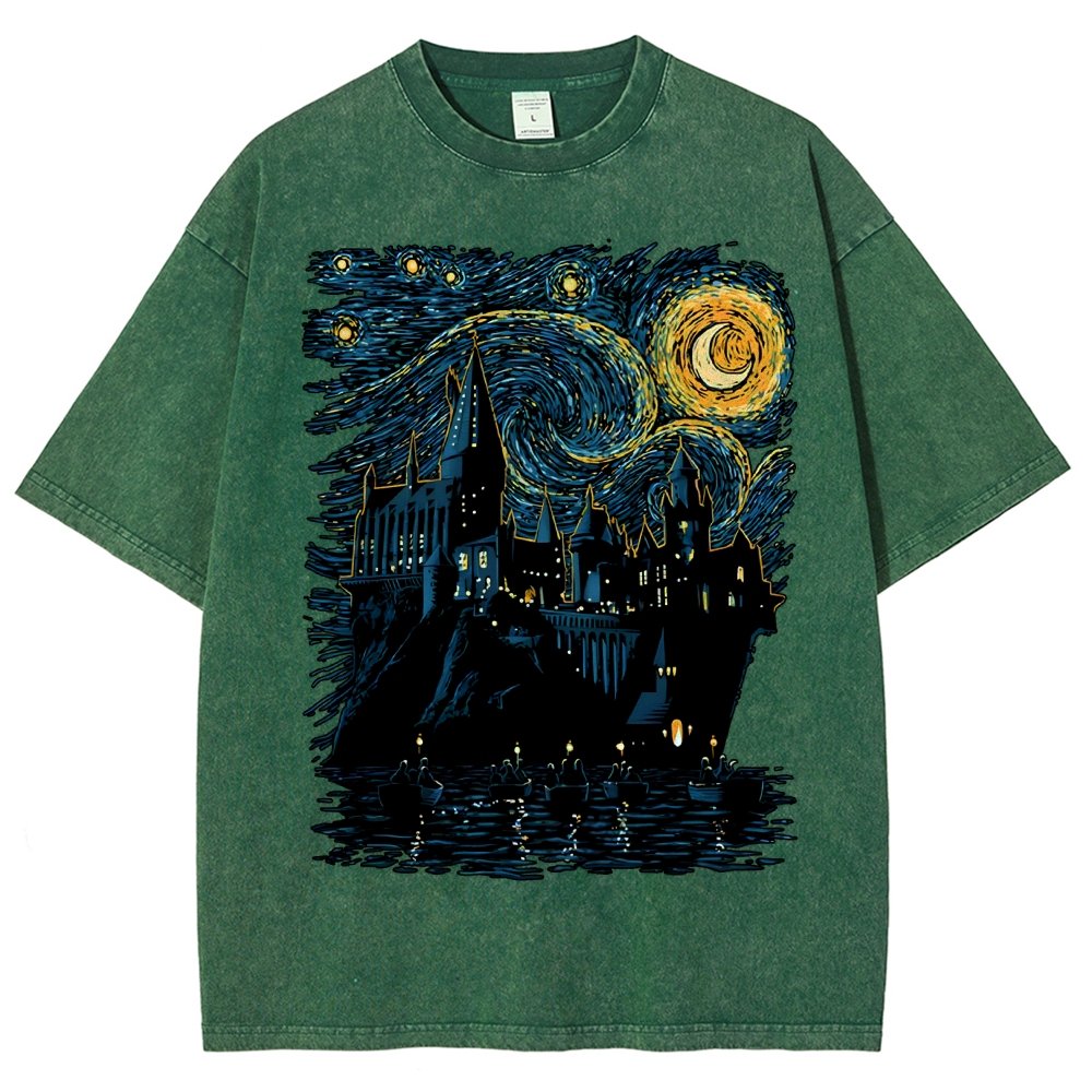 Starry School Vintage Distressed T-shirt