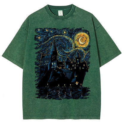 Starry School Vintage Distressed T-shirt