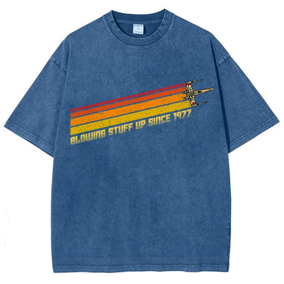 Blowing Stuff Up Since 1977 Vintage Distressed T-shirt