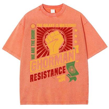 Galactic Resistance Vintage Distressed T-shirt