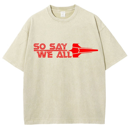 So Say We All Vintage Distressed T-shirt