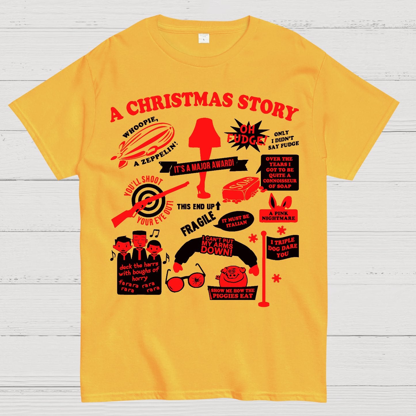 Christmas Story Quotes Geek T-Shirt
