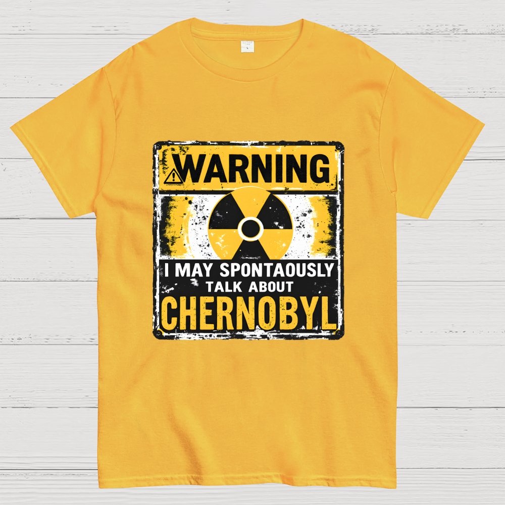 Chernobyl Warning Radiation Geek T-Shirt