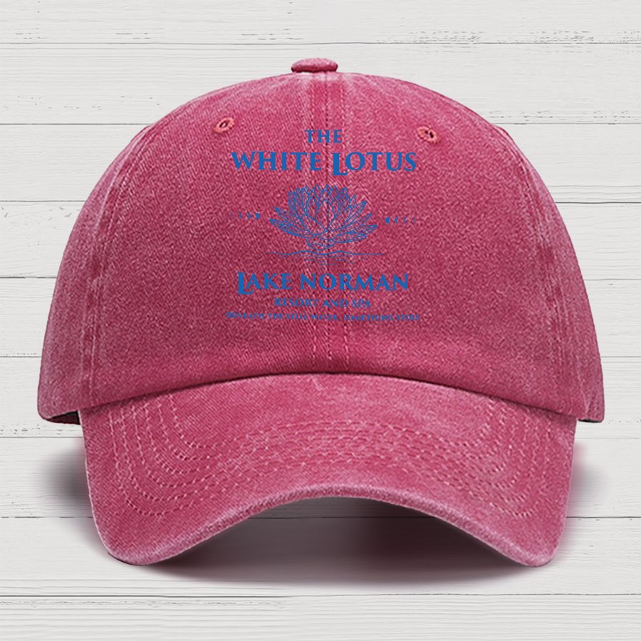 White Blossom LKN Cotton Hat