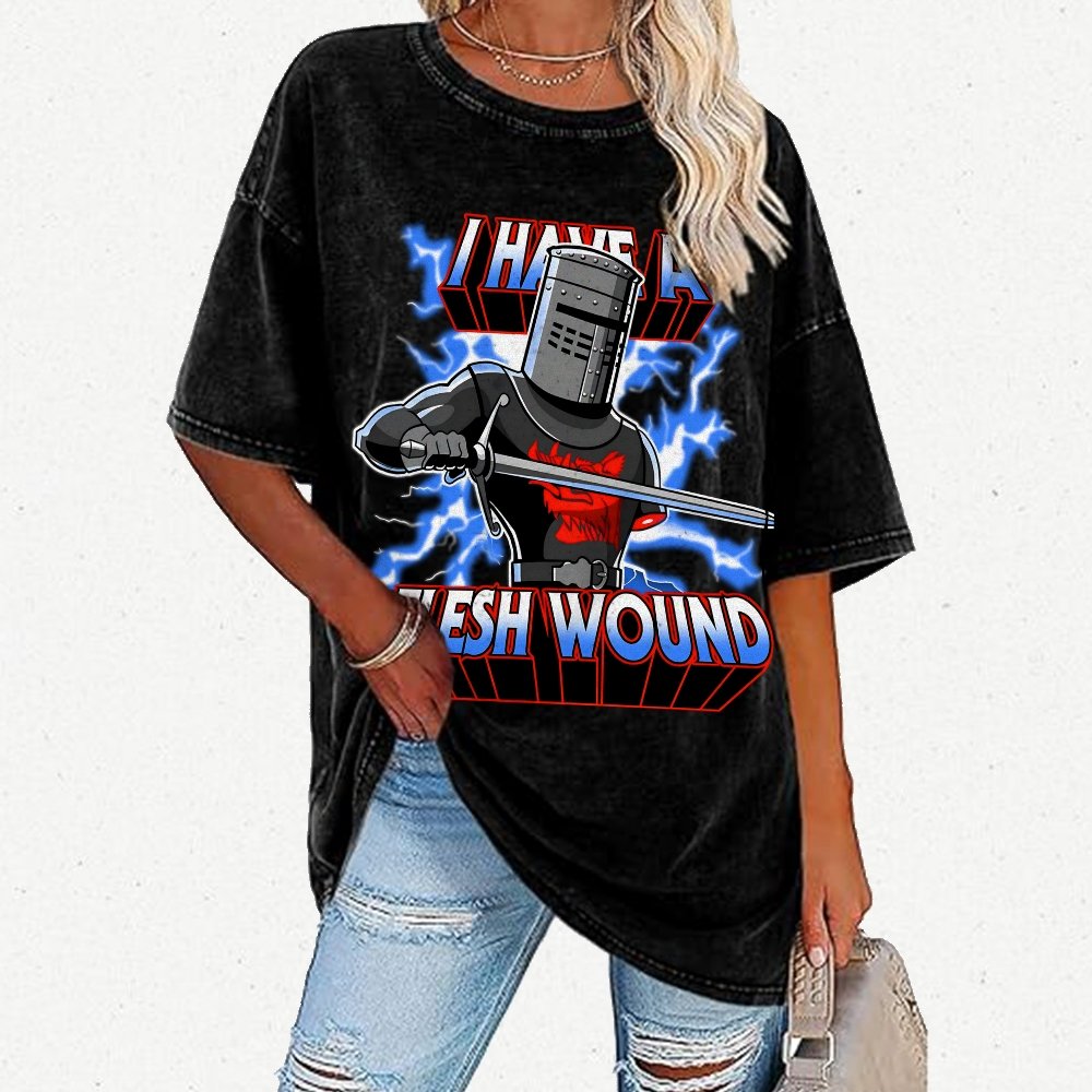I Have A Flesh Wound Vintage Distressed T-shirt