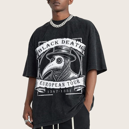 Black Death Tour Vintage Distressed T-shirt