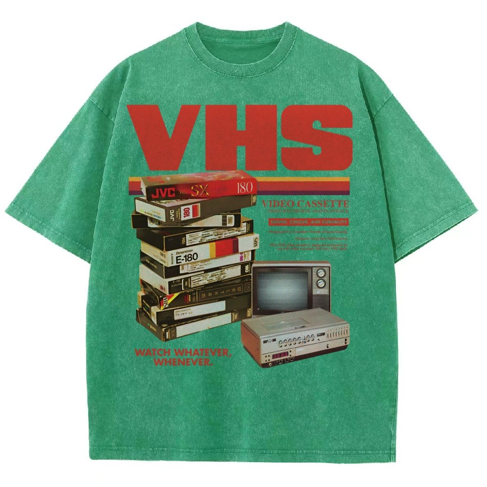 Vintage VHS Tapes  Vintage Distressed T-shirt