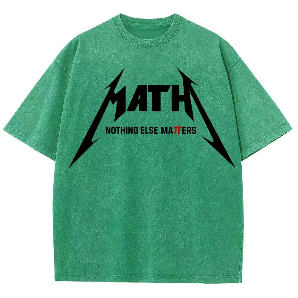 Math Nothing Else Matters Vintage Distressed T-shirt