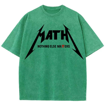 Math Nothing Else Matters Vintage Distressed T-shirt