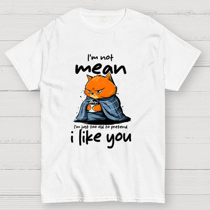 I Am Not Mean Geek T-Shirt