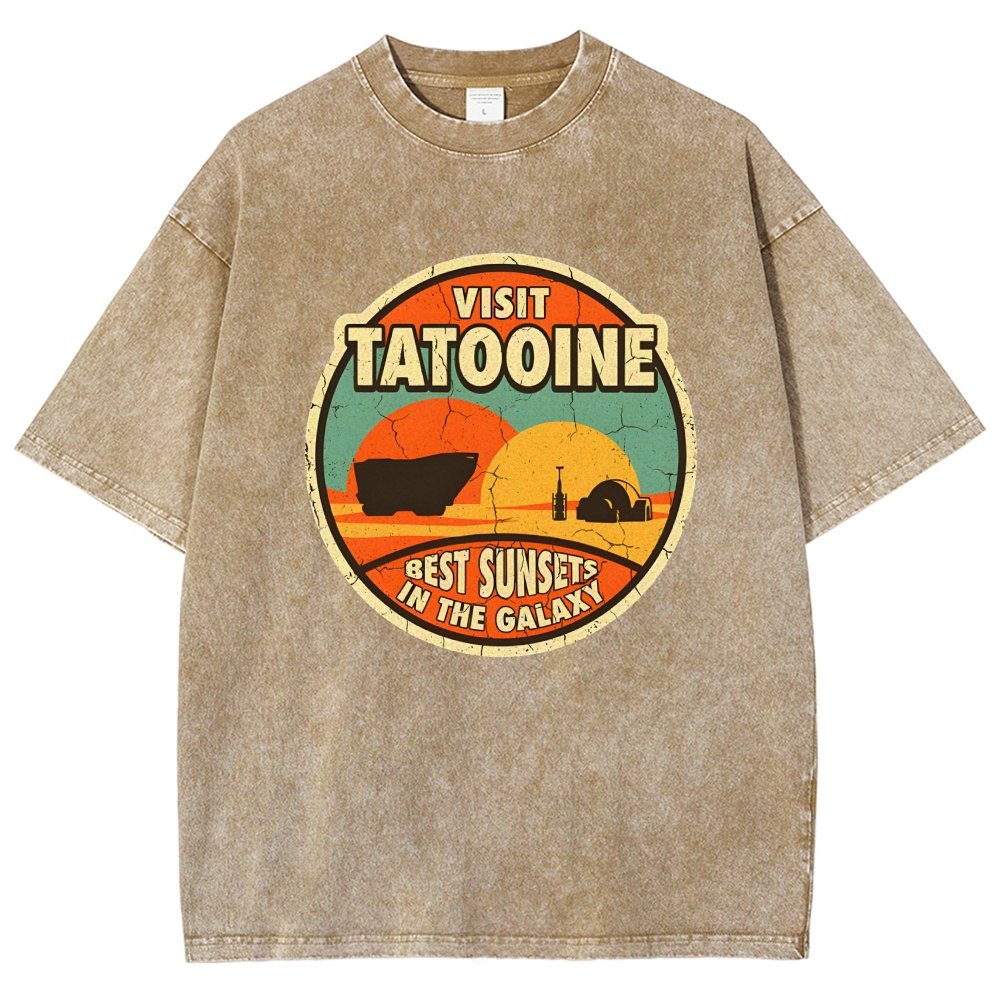 Best Sunsets In The Galaxy Vintage Distressed T-shirt