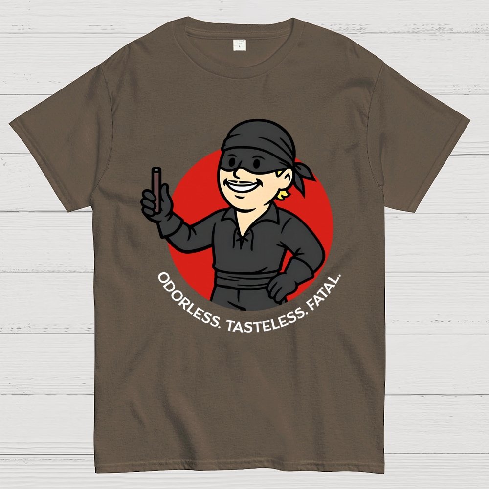 Odorless, Tasteless, Fatal Unisex Geek T-Shirt