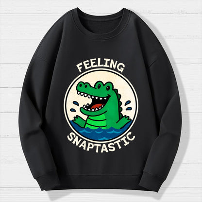 Feeling Snaptastic Geek Cotton Sweatshirt