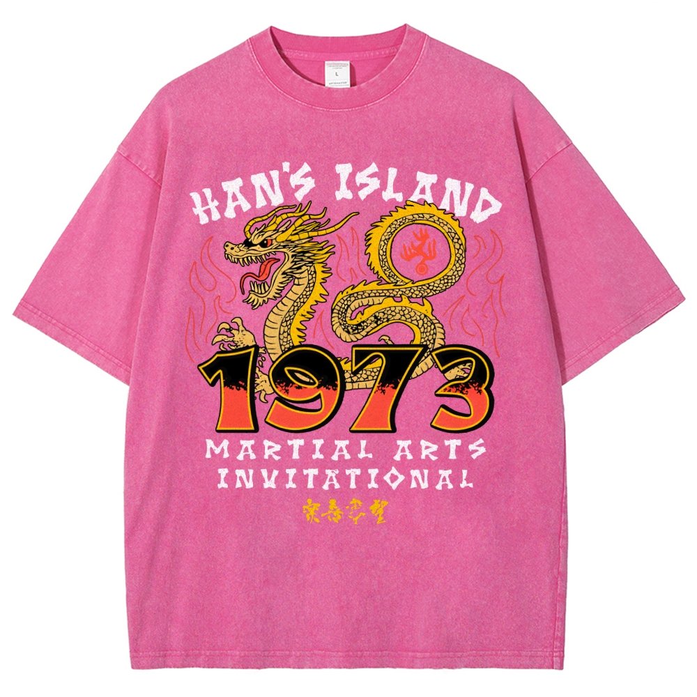 Sun's Island Martial Arts Invitational 1973 Vintage Distressed T-shirt
