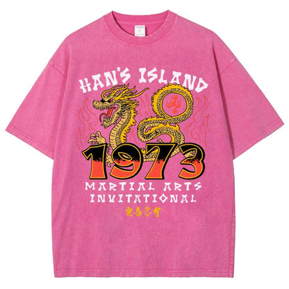 Sun's Island Martial Arts Invitational 1973 Vintage Distressed T-shirt