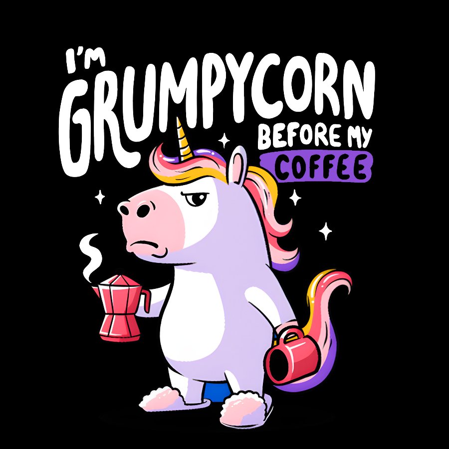 Grumpycorn Geek T-Shirt