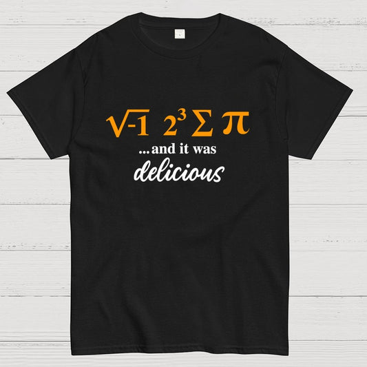 I Ate Some Pie And It Was Delicious 3.14 Pi Day Geek T-Shirt